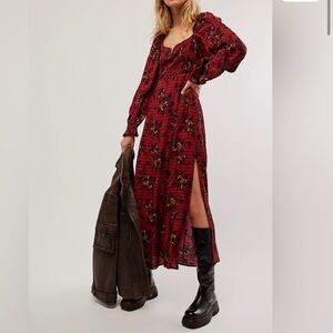 EUC Free People Jaymes Midi Dress